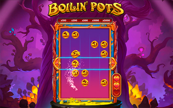 Boilin' Pots bonus game